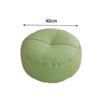 coussin sol orange gris minimaliste cuir aspect mat lavable moderne adultes