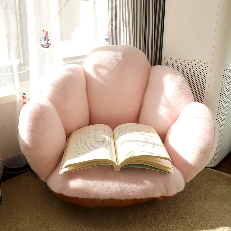 fauteuil confortable moderne marron rose gris vert motifs floraux tissu doux antidérapant adultes chambre