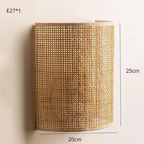 lampe murale led beige clair tissu motifs moderne rustique chambre salon