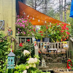 tentes jardin orange bleu beige oxford mylar réfléchissant moderne suspension 300cm opaque