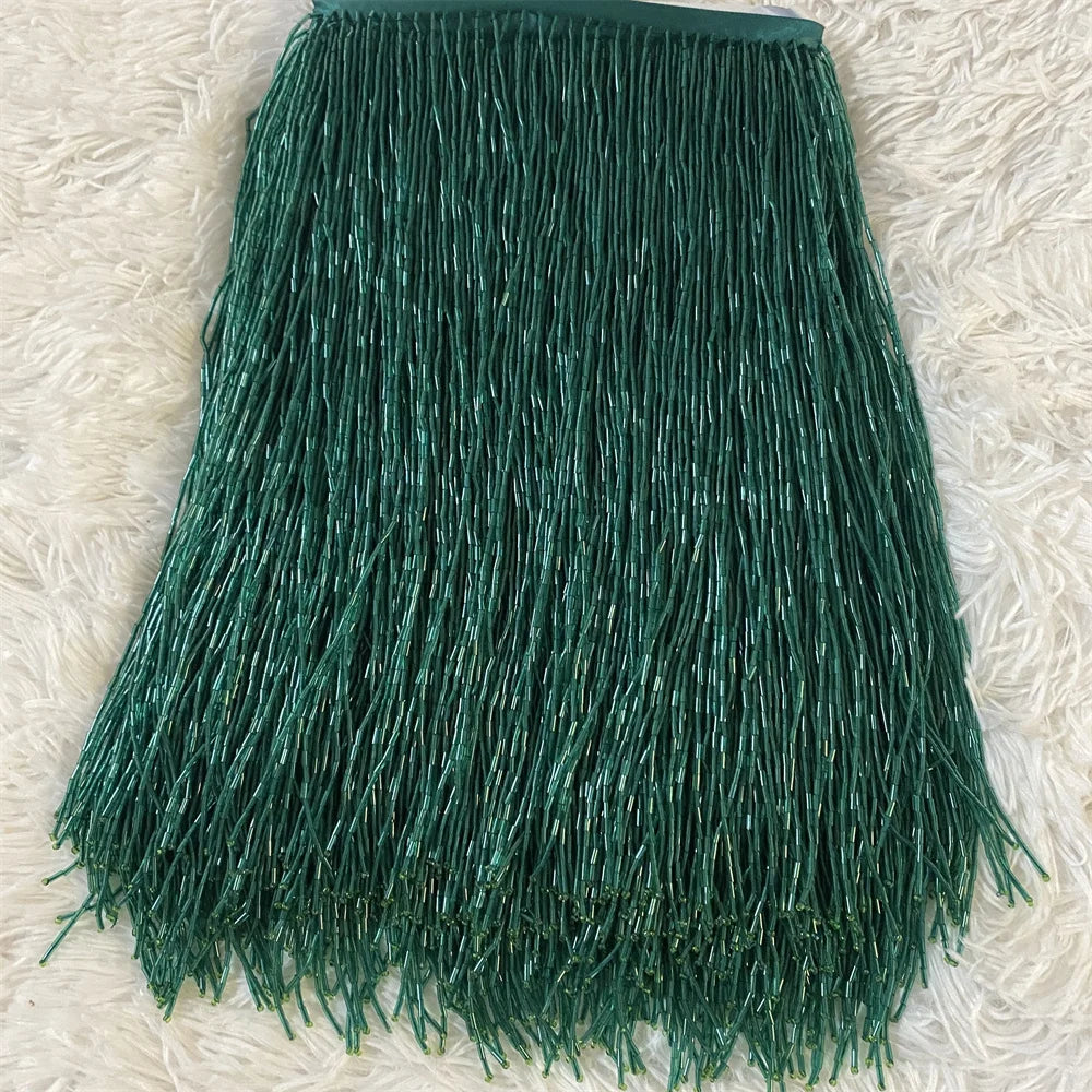 rubans franges couleurs gris doré noir vert bleu violet moderne textile décoration vêtement 30cm