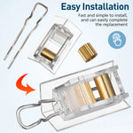 accessoires stores vénitiens bloqueur corde sécurité transparent moderne clips métalliques engrenages set pièces