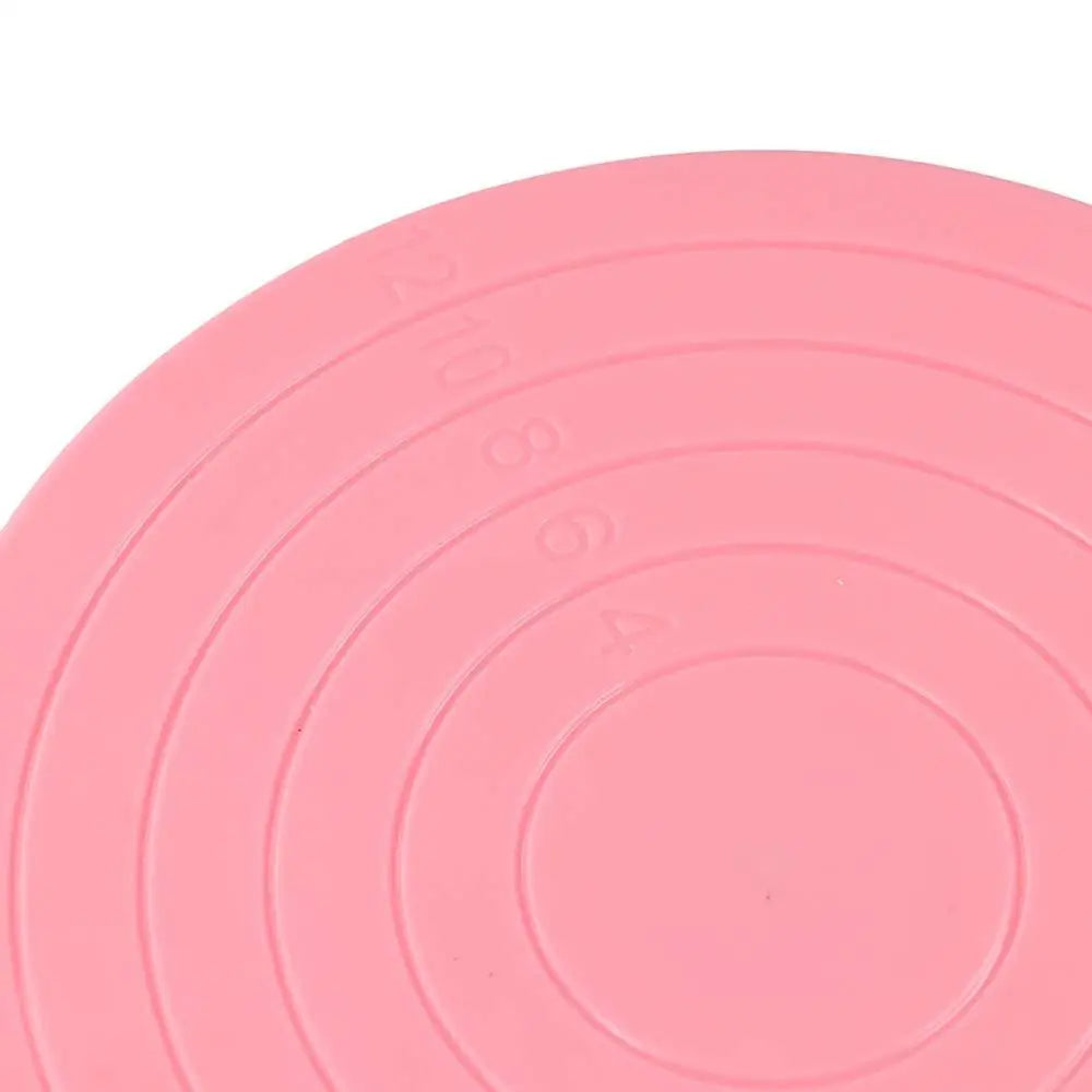 support présentation moderne plastique couleur beige rose rayures concentriques diamètre 10cm opacité
