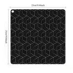 tapis cuisine antidérapants résistants chaleur facile nettoyer moderne noir gris clair