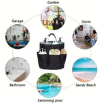 sac pliable rangement noir poches oxford cloth pratique éco friendly multifonctionnalité