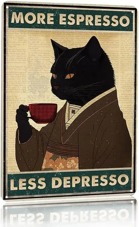 plaque décorative or moderne 20x30cm finition lisse uni espresso depresso