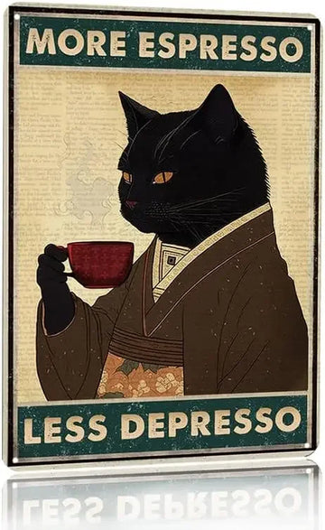 plaque décorative or moderne 20x30cm finition lisse uni espresso depresso
