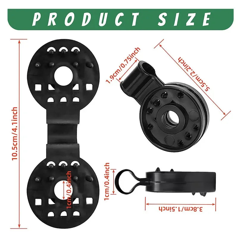 Installation facile des clips sur un tissu d'ombrage de serre