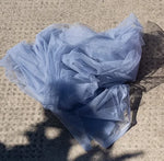 ruban mariage vert clair blanc gris moderne élégant tulle fin translucide haute qualité antidérapant
