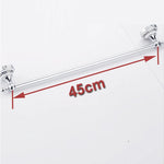 accessoires salle bain argenté ornements floraux classique porte serviettes anneau crochet vis assemble chrome