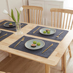tapis table rectangle lin respectueux environnement isolation thermique facile nettoyage hygiène