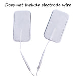 électrodes électrostimulation adhésives blanches 20 pièces thérapie micro perforées rechargeables
