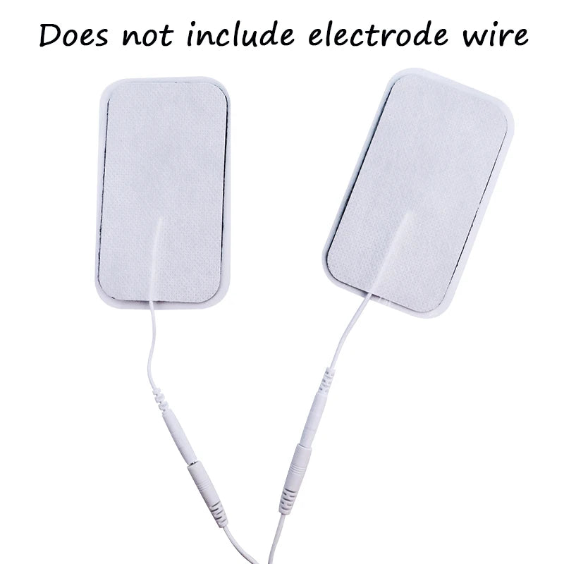 électrodes électrostimulation adhésives blanches 20 pièces thérapie micro perforées rechargeables