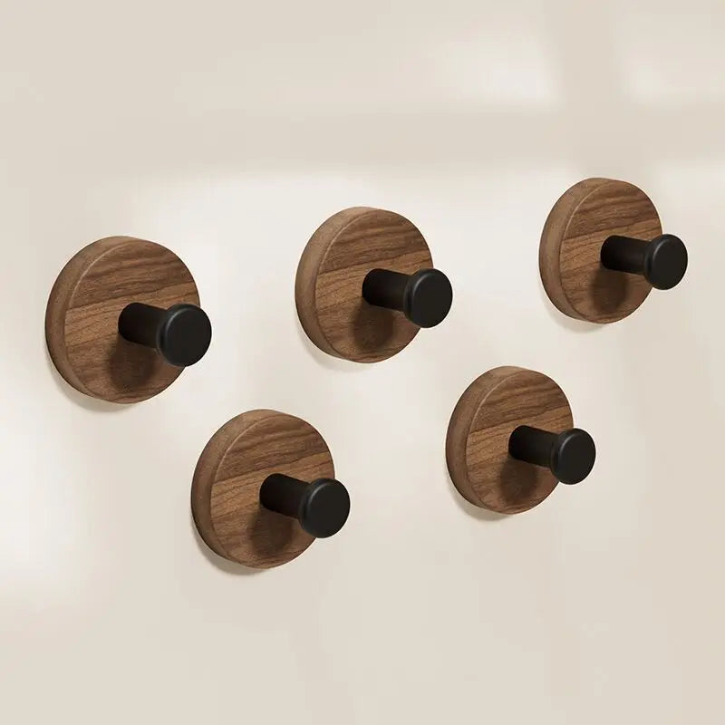 porte serviettes moderne adhésifs texture bois naturel serviettes blanches carreaux bleus minimaliste éponge plaid
