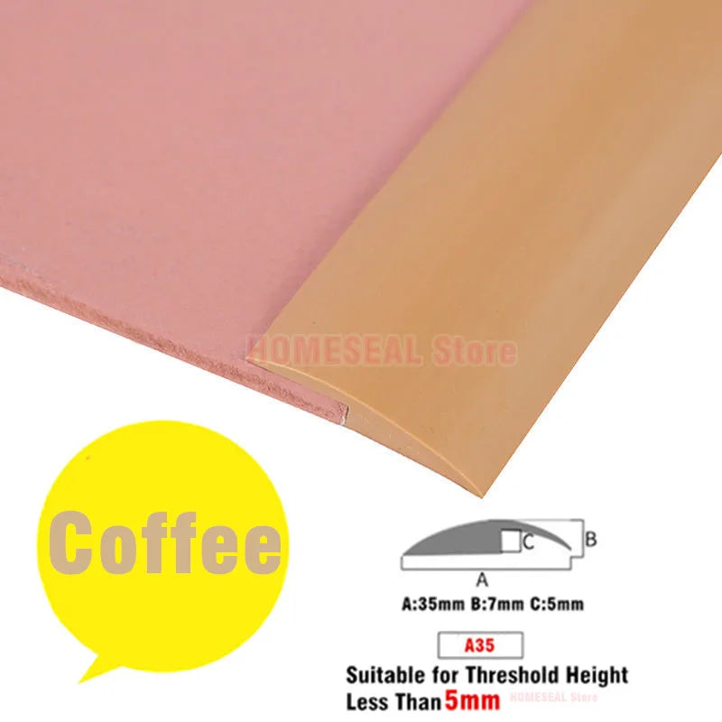 bande transition sol pvc autoadhésive noir beige moderne 3mm 7mm 12mm