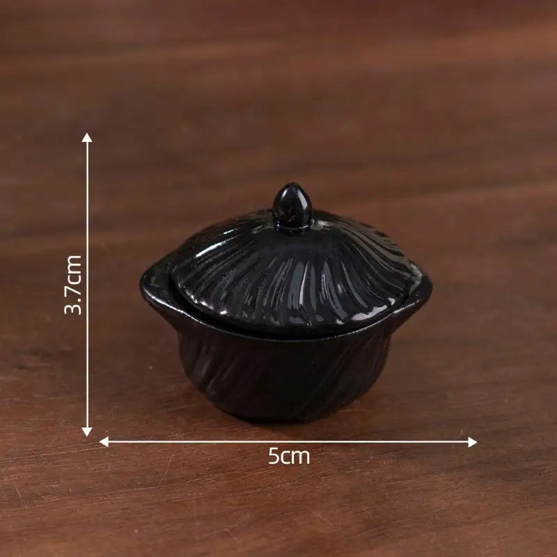 assiettes miniatures dessert blanc noir assiettes rustiques classiques textures marbrées accessoires cuisine poupée