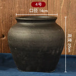 vase chinois céramique rayures ethniques fleurs artificielles vert bleu marron gris salon decoration