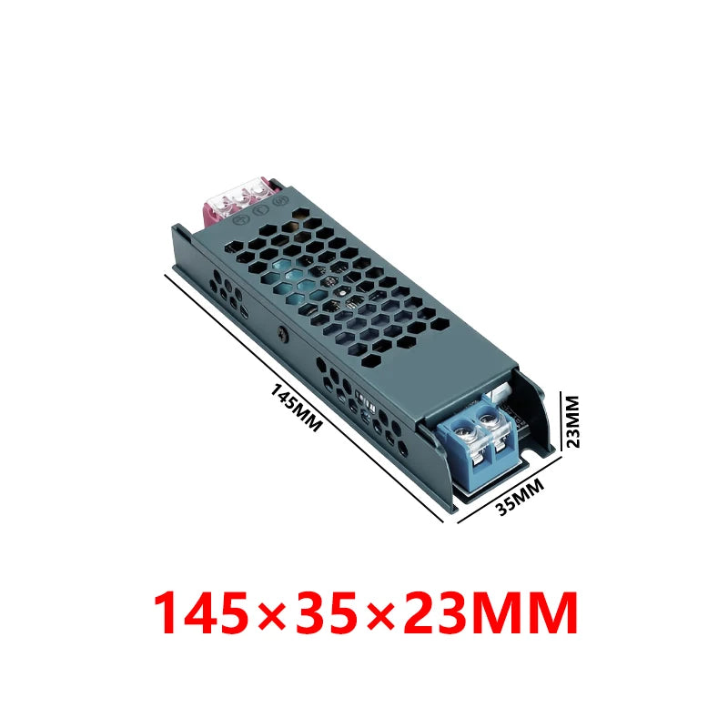 transformateur led alimentation 12v 24v 60w 100w 150w 200w 300w 400w industrielle ventilation noire