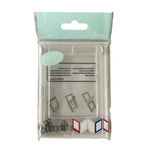cadre photo transparent minimaux modernes clips métalliques photos polaroid diverse couleurs
