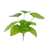 plante artificielle décorative feuilles vertes blanches rouges salon maison moderne naturel