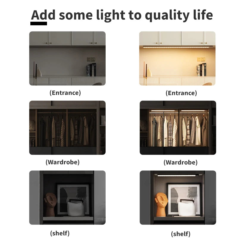 lampe led rechargeable usb mouvement trois couleurs blanc naturel chaud moderne