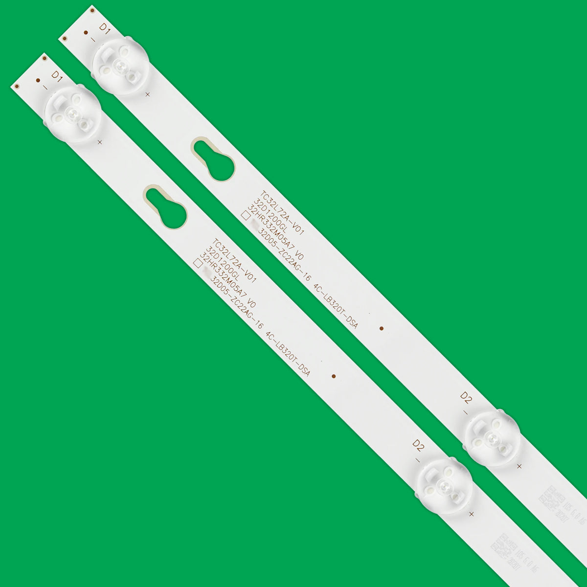 ruban lumineux led blanc moderne fixations numérotation séquence textes imprimés