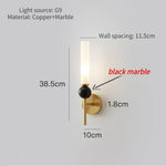 lampe suspendue moderne minimaliste cuivre lumière blanche applique murale plaque fixation chambre salon étudehôtel