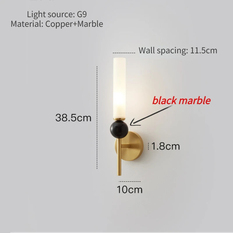 lampe suspendue moderne minimaliste cuivre lumière blanche applique murale plaque fixation chambre salon étudehôtel