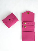 porte monnaie simili cuir marron clair rose pâle violet blanc noir classique dorés poche