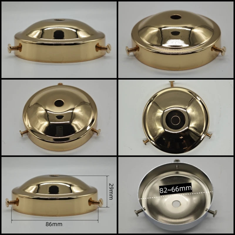 cache lampe noir doré argenté classique métal chrome rond lisse opacité fixations éclairage