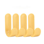 porte clés adhésifs modernes blanc jaune rose bleu vert minimalistes pièces organisateur mural écologique