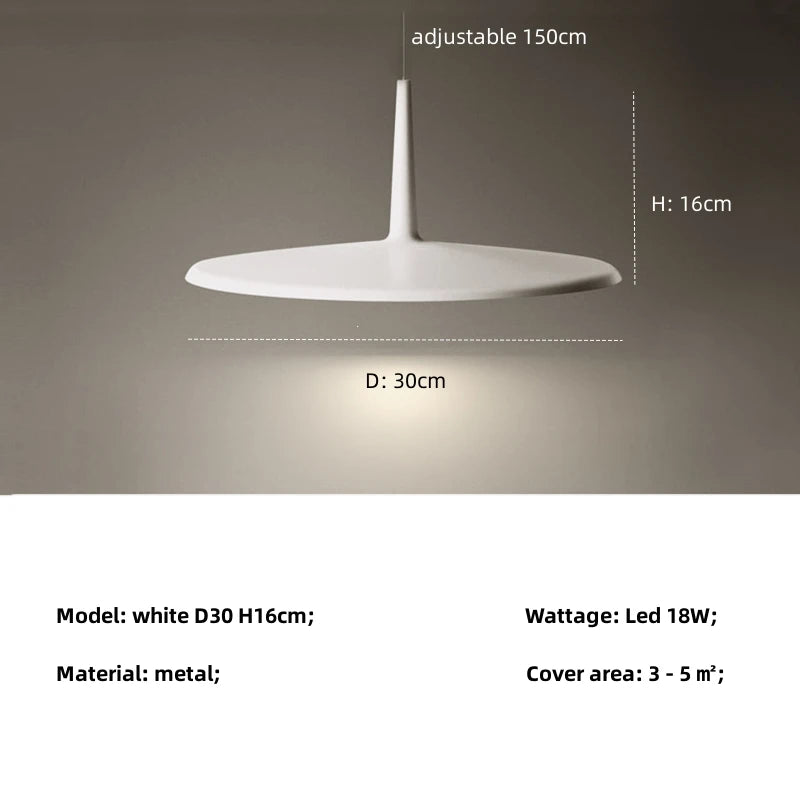lampe suspendue moderne noir blanche contemporaine cuisine salon restaurant étude chambre balancelle