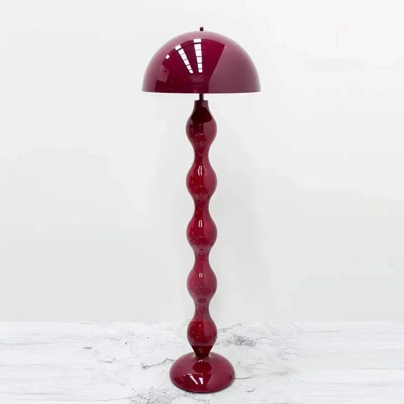 Lampadaire champignon design blanc