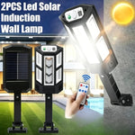 lampe solaire induction murale noir moderne détecteur mouvement ip65 led étanche fixations