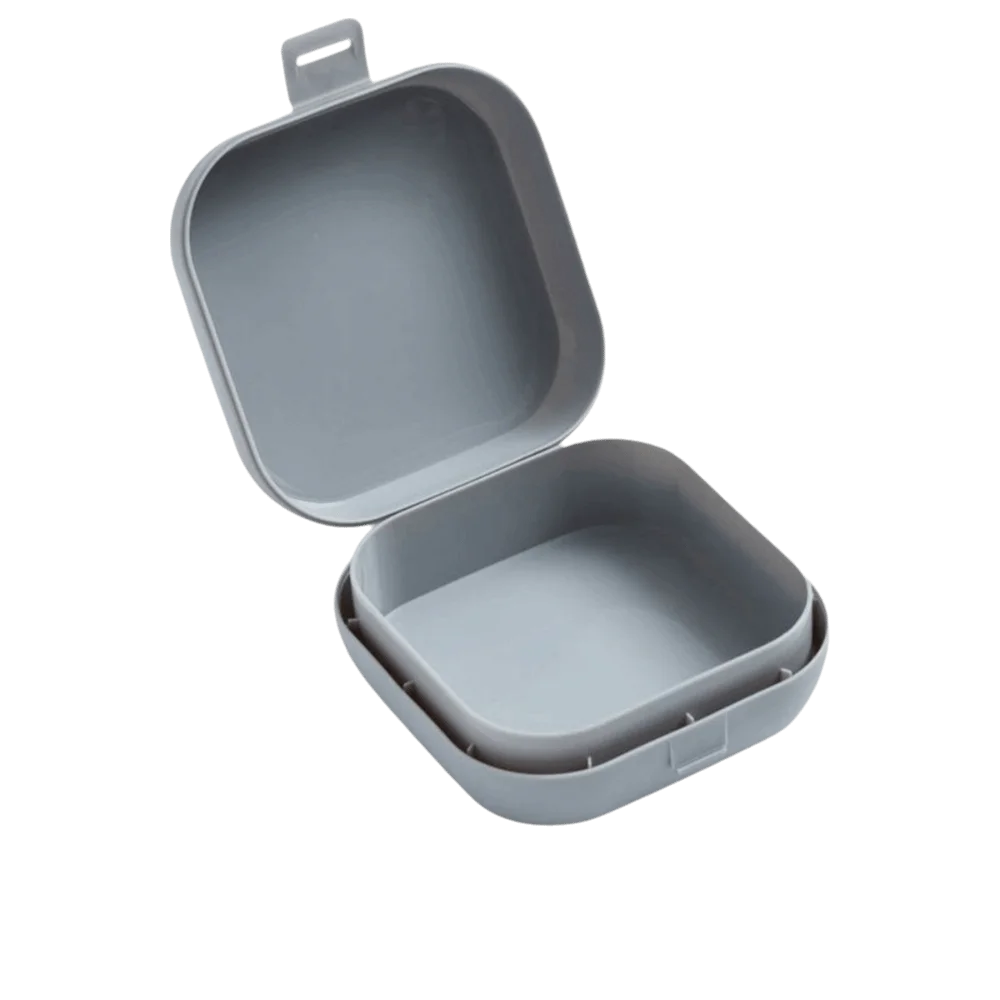 boîte rangement bijoux blanc gris moderne minimaliste plastique mat organisateur chargeur usb câble