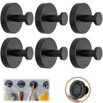 crochets douche ventouse noir blanc doré modernes minimalistes salle bain inoxydables lisses brillants support