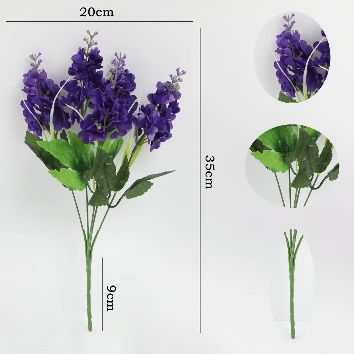 bouquet hyacinthe artificielle violet rose jaune blanc moderne décoration intérieur mariage anniversaire baby shower