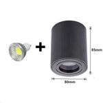 Spot LED 12W 15W 9W Noir Blanc Chaud Froid Naturel Entrée Moderne
