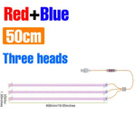 lampe led plante 30 50cm blanc rose bleu moderne clips adaptable usb
