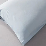 coussin hypoallergénique polyester 300 fils catégories solide uni moderne blanc gris bleuclair vert bleumarine