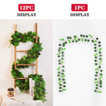 guirlande artificielle feuilles lierre vert décoration jardin intérieur fête mariage extérieur plante vigne