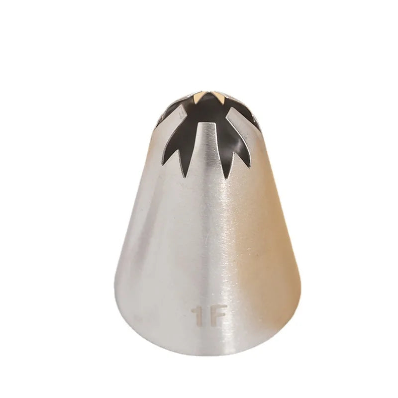 embouts pâte modeler argentés motif feuilles coniques pâtisserie professionnel cuisine