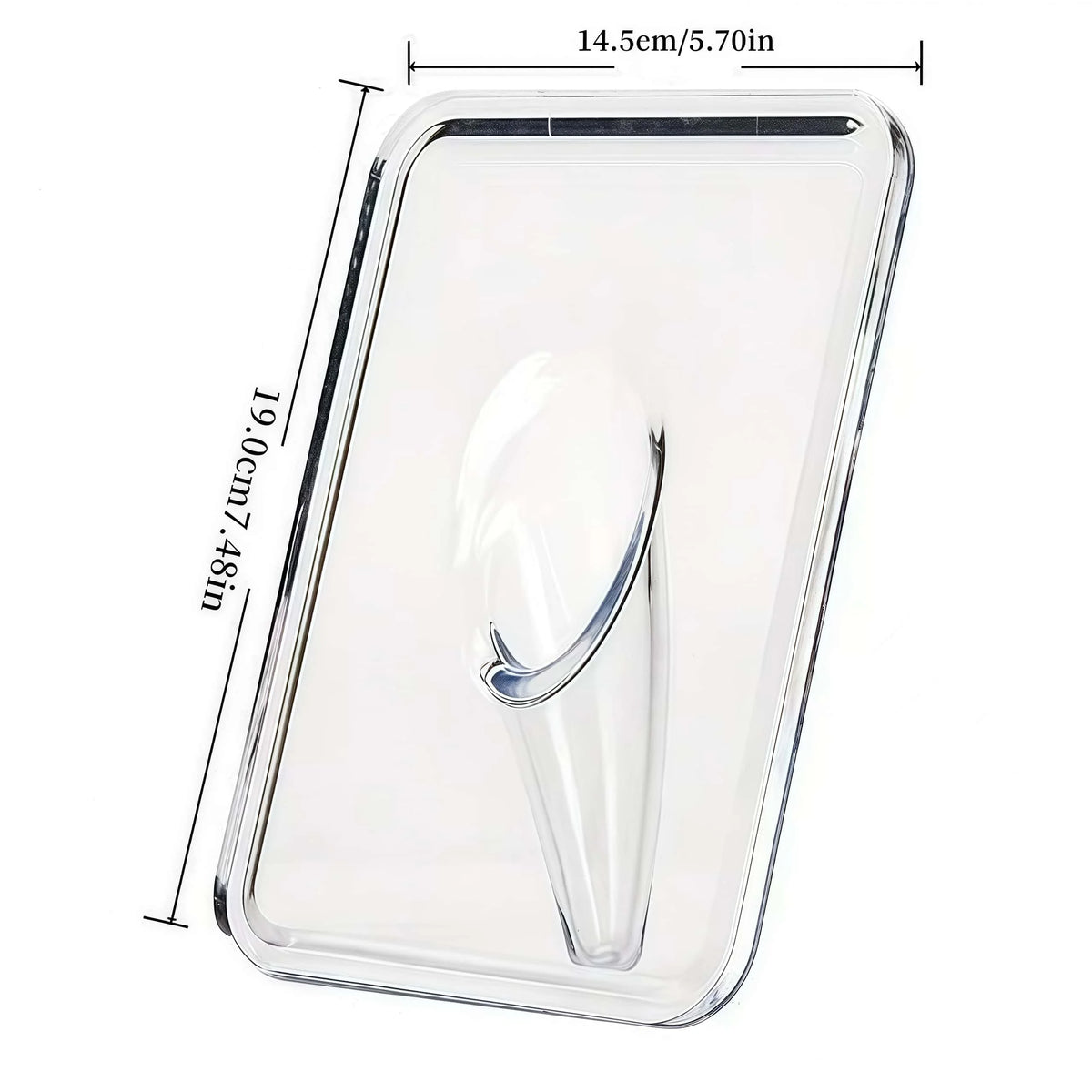 support fleurs transparent rectangulaire moderne vase intégral adhésif plantes hydroponiques