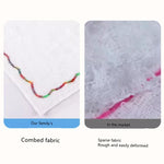 serviette cuisine carrée blanche rayures bord moderne absorbante respectueuse environnement