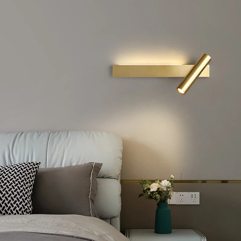 applique murale moderne led sources lumineuses éclairage chambre entrée étude