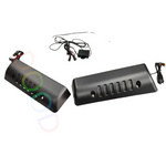 barre lumineuse noire ip67 60w éclairage travail moderne led 5000k interrupteur câble électrique