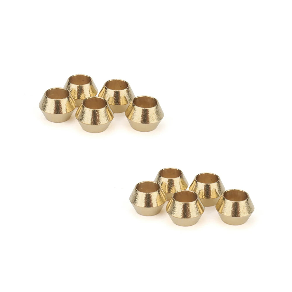 dorées classiques paracord beads 6mm ronde lisses opaques set artisanalextérieur