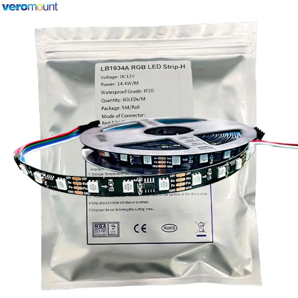 ruban led flexible smd 5050 rgb 60 84 leds noir blanc adhésif modernes points