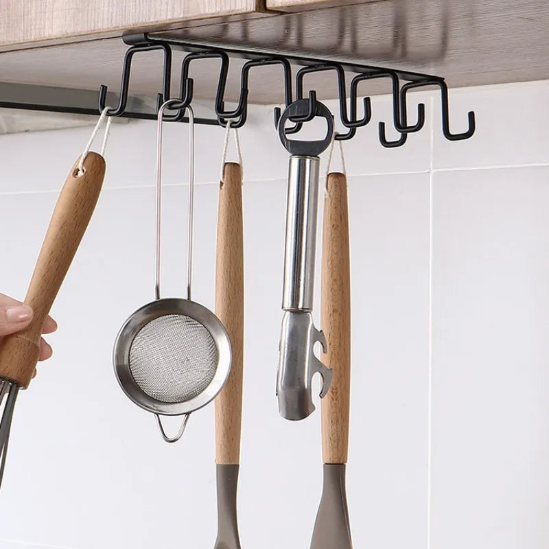 porte couverts porte verres noir blanc moderne clips serviettes flocons neige rangement cuisine multifonctionnels