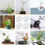 support fleurs minimaliste noir filtre fleurs artificielles moderne vertical